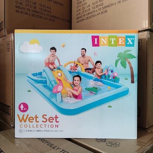 <span class=keywords><strong>Piscine</strong></span> gonflable <span class=keywords><strong>INTEX</strong></span> pour enfants <span class=keywords><strong>avec</strong></span> <span class=keywords><strong>toboggan</strong></span>, château aquatique, pulvérisation d'eau, château gonflable, dinosaure, ananas - Product Image 5