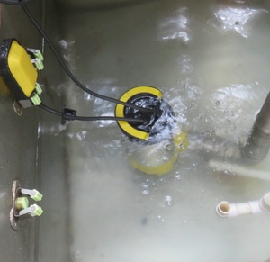 1100W 18000l/H Grote Stroom Roestvrijstalen Elektrische Dompelpomp Vuilwaterpomppompen Met Verstelbare Vlotterschakelaar