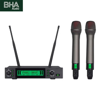 Mikrofon Genggam Nirkabel BHA LG-120CDX UHF Model Pribadi untuk Panggung, Harga Grosir Pabrik 20 Tahun, OEM CE FCC