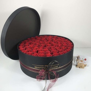 Cadeau pour Roses, haute qualité, impression personnalisée, coffret d'emballage florale de luxe, pour l'été - Product Image 3