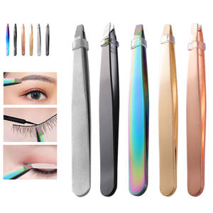 Juego de Pinzas para Extensiones de Pestañas de Acero Inoxidable Rosa Bebé, Productos de Belleza Personalizados que Incluyen Espejo para Pestañas y Accesorios para Pestañas - Product Image 5