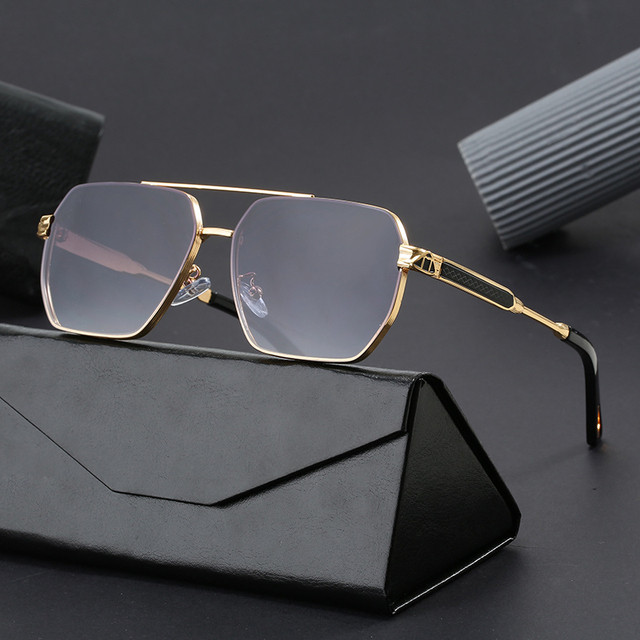 2024 Metal Frame Uv400 Sunglasses Luxury Sunglasses Women Men Fashion Sun Glasses Vintage Shades Eyeglasses