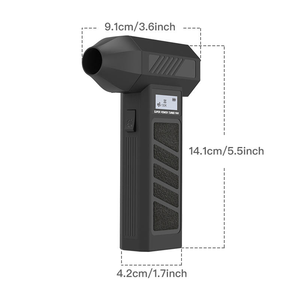 Portable <span class=keywords><strong>de</strong></span> qualité industrielle Air Duster sans fil aspirateur électrique BBQ souffleur d'air Turbo ventilateur moteur pour PC et château gonflable - Product Image 3