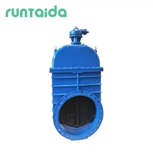 400mm 6 pulgadas sello de agua ggg50 válvula de compuerta de acero fundido precio