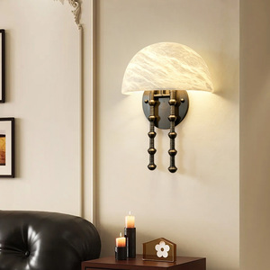 Marble <b>Wall</b> Lamp Led <b>Light</b> Source E27 <b>Switch</b> Control For Hotel Corridor Decoration - Product Image 4