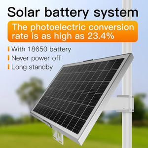 60W 54Ah <b>Solar</b> System Built-in 18650 Battery Power Waterproof Outdoor <b>Solar</b> for Cctv <b>Cameras</b> - Product Image 3