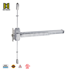 Keyman ANSI Lớp 1 lửa đánh giá 3 giờ cửa ba điểm khóa với Lỗ mộng khóa đẩy thanh thép không gỉ hoảng loạn thanh thoát thiết bị - Product Image 1