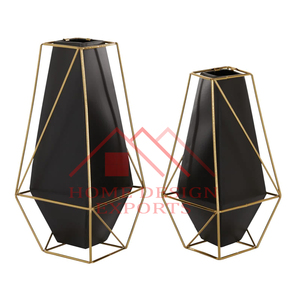 Décorations de salon urnes en aluminium de haute qualité jardinière Vase à fleurs à vendre Vaisselle décorative pour la maison Vases à fleurs - Product Image 4