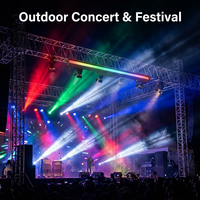 Barre de lumière stroboscopique LED RGBW 600W, étanche IP66, 672 RGB + 112 CW, DMX512, Wash Blinder, pour concerts en plein air, festivals, DJ, scène