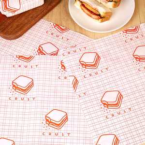 Papier ciré de qualité alimentaire personnalisé pour sandwichs et hamburgers, feuille unique, jetable, résistant à l'huile, papier de qualité alimentaire - Product Image 1