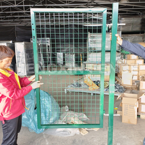 Cổng Kim loại Hàn dây lưới Bảng điều chỉnh cổng trang trại cổng vườn với khóa cho sân chơi - Product Image 3