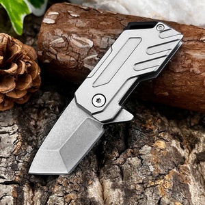 Navaja Plegable Portátil Mini de Acero, Herramienta de Supervivencia para Exteriores, Navaja de Bolsillo Multiusos para Camping y Caza - Product Image 5