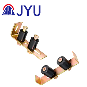 Support de rouleau en nylon robuste, rail en acier, poulie pour application de <span class=keywords><strong>porte</strong></span>, roulement fluide, conception chinoise, installation durable par vis - Product Image 4