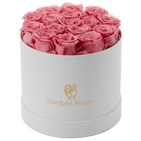 Mariage personnalisé impression ronde rose fleur boîte d'emballage
