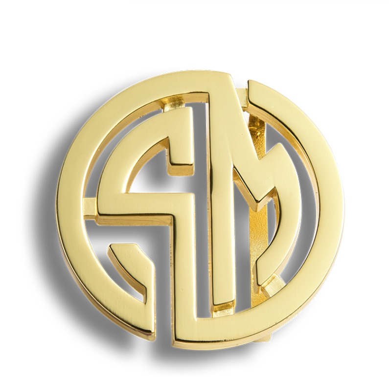 Strap Hardware Manufacture Custom Logo Metal Stainless Steel Hollow Letter Brand Belt buckle Automatic Buckles