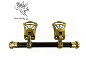 Poignée de cercueil pivotante en stock avec barre de cercueil pivotante en plastique et métal pour les funérailles - Product Image 3