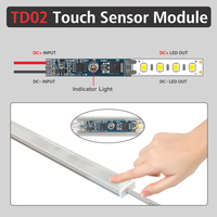 Módulo de Interruptor Táctil con Sensor LED de 8A, Sin Plomo, DC12V/24V, Precio de Fábrica, para Luz LED