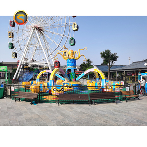 <span class=keywords><strong>Crazy</strong></span> Dancing Giant Octopus Rides Fairground <span class=keywords><strong>Manege</strong></span> Theme Park Indoor Swing Attractions Fabriquées Public Rotary Amusement - Product Image 1