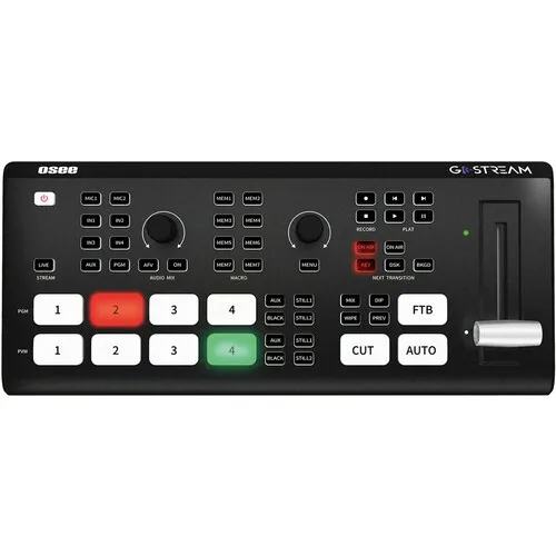 OSEE GoStream Deck Video Switcher with NDI Updatable GoStream Deck Pro All-in-One 4 Channel HDM1-Compatible for Live Streaming