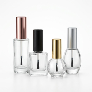 Contenitori in Vetro Trasparente per Smalto da 8ml, 9ml, 15ml con Applicatore e Tappo per Riempimento e Bellezza delle Unghie - Product Image 2