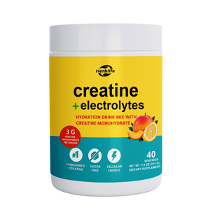 Mélange en poudre pour boisson hydratante à la créatine monohydrate + électrolytes, marque privée OEM, sans sucre, supplément sportif pour l'énergie cellulaire - Product Image 1