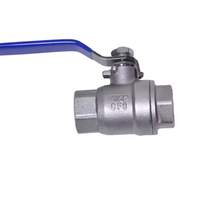 Vanne à boisseau sphérique en acier inoxydable, filetage mâle DN25 DN1200, joint NBR EPDM, manuelle, garantie 18 mois, OEM pour Base Media