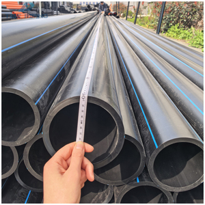 Distributore di Tubi HDPE <span class=keywords><strong>Rehome</strong></span>, Materiali Idraulici, Gomito a Spigot HDPE, Tubo Corrugato Perforato PE 100 per Drenaggio Francese - Product Image 4