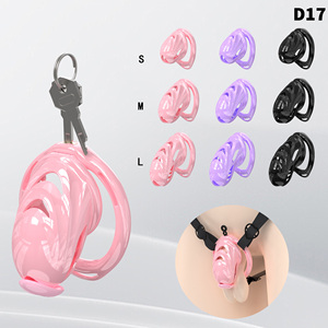 Jaula de Castidad Masculina - Jaula Ligera Negra para Pene, Dispositivo de Castidad para Hombres, Control de Erección Perfecto y Juego de Bondage - Product Image 1