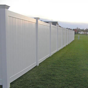 Clôture en <span class=keywords><strong>PVC</strong></span> <span class=keywords><strong>blanc</strong></span> de 6 pieds avec options de poteaux creux et solides-Personnalisée pour les exigences de charge de vent aux États-Unis - Product Image 4
