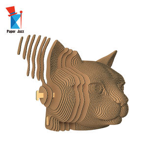 Speelgoed En Speelgoed Dier Kat 3d Kartonnen Puzzels - Product Image 2