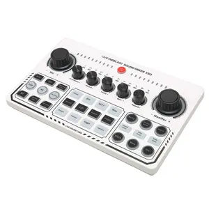 X50 Professional Live Sound Card,Application Powerful DSP Audio Chip,Good Noise Reduction Function, Audio Mixer Interface for PC