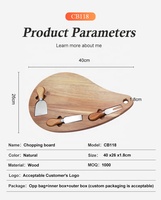 Ensemble d'accessoires de cuisine de vente chaude comprenant des blocs à découper en bois et en bambou avec des planches à découper et des accessoires de fromage