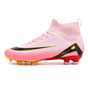 <span class=keywords><strong>Scarpe</strong></span> da Calcio FG High-Top Cross-Border <span class=keywords><strong>con</strong></span> Suola Elettroplaccata Antiscivolo per Uomini, Ragazzi e Studenti - Product Image 1