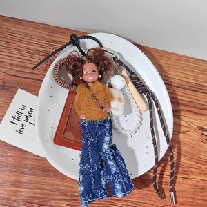 พวงกุญแจตุ๊กตาสไตล์หรูหรา รู<span class=keywords><strong>ป</strong></span>นักเบสบอล ของตกแต่งสำหรับสาวๆ ที่หลงใหลในดารา - Product Image 3