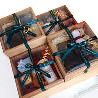 Bougies chocolat fait à la main, 20 pièces, de luxe, noir, rose, pour bonbons, emballage cosmétique, boîte cadeau pour mariage
