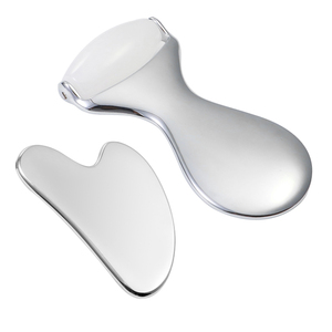 Kinwong Natural Quartz Crystal Skin Massager Facial Guasha Jade Face Roller En Gua Sha Tool Voor Commercieel Gebruik - Product Image 2