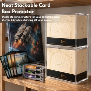 Clear Acrylic <b>Box</b> <b>for</b> Booster with Strong Magnetic Closure UV Protected Display Case <b>for</b> Retail <b>for</b> Showcase Use - Product Image 6