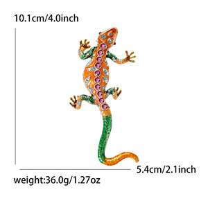 เข็มกลัดรูปจิ้งจกเคลือบ2025 2ชิ้นสินค้าใหม่ - Product Image 5