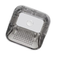 Évier de salle de bain en acier inoxydable sous plan, taille compacte 45*45cm, pour usage en blanchisserie