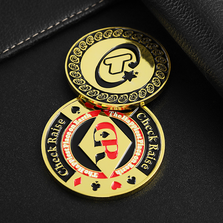 Pièce commémorative de rehaussement de jeton de poker