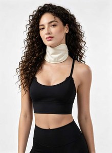 Enveloppe personnalisée en coton biologique pour compresse d'huile de ricin pour le cou et la thyroïde, réutilisable, pour soins corporels - Product Image 4