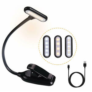 Lampe de lecture flexible à 9 LED rechargeable par USB pour liseuse <span class=keywords><strong>Kindle</strong></span> - Product Image 1