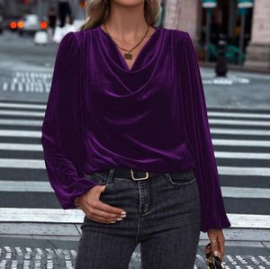 Nouvelle collection Automne/Hiver 2026 : <span class=keywords><strong>Haut</strong></span> à manches longues pour femme, style européen et américain - Product Image 3