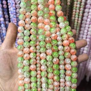 Pulsera de Piedra Natural con Cuentas de Vidrio Coloridas para Práctica de Gratitud, Producción Exclusiva Interna, Tarjeta con Consejos de Mantenimiento - Product Image 5