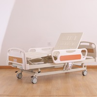 Lit médicalisé à double manivelle réglable en ABS pour clinique et usage domestique/hospitalier, vente directe usine CE