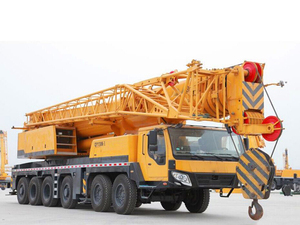 QY130K-1 Komatco peralatan konstruksi merek Tiongkok, 130 ton derek ponsel mesin EPA 70m tinggi angkat 80km/jam stok kecepatan - Product Image 2