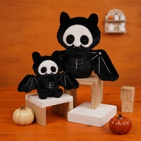 Peluche chauve-souris pour Halloween, jouet en peluche doux, cadeau de Halloween, poupée