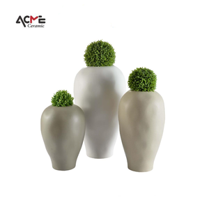 Stampi in <span class=keywords><strong>cemento</strong></span> rotondi nordici per ornamenti da giardino piccoli vasi di fiori in ceramica secca Twist per la decorazione domestica - Product Image 3