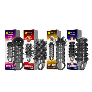 Meistverkaufter Hochwertiger Wasserdichter TPE-Silikon Realistischer Vibrator Dildo Wiederverwendbarer Umweltfreundlicher Weicher Gummi-Penis Kondom - Product Image 1