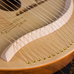 Harpe <span class=keywords><strong>Lyre</strong></span> 19 cordes sculptées Note pleine fleur <span class=keywords><strong>de</strong></span> pêcher noyau bois <span class=keywords><strong>Lyre</strong></span> instruments <span class=keywords><strong>de</strong></span> <span class=keywords><strong>musique</strong></span> - Product Image 6